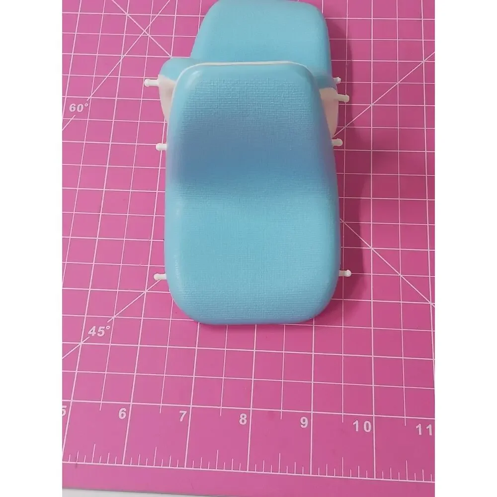 1977 Vintage Barbie Dream House 2 Kitchen Dining Chair Replacement Seats No Legs